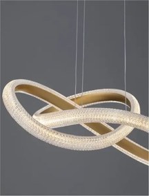 LED luster Medora A 75.5 zlaté