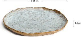 Sivý keramický tanier ø 26 cm Alenia – Kave Home