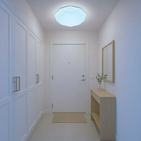 Stropné LED svietidlo Hex, 1x LED 72w, 3000-6000k, (fi 50 cm), w, s ovládačom