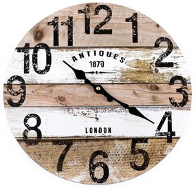 Nástenné hodiny Antiques, 34 cm