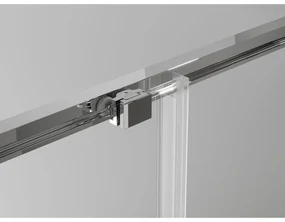 Mexen Exo, posuvné dvere do otvoru 90x200 cm, 6mm číre sklo, chrómový profil, 8151-090-000-01-00