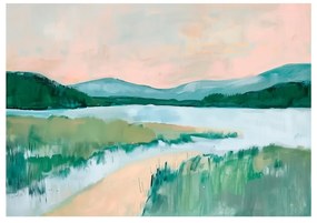 Obraz 70x100 cm Gouache Lake – Styler