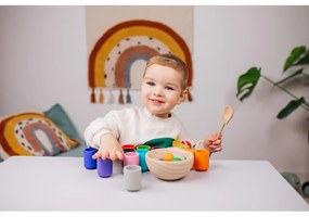 Montessori guľôčky a poháriky