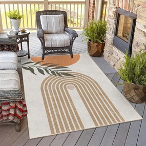Krémový prateľný behúň 80x200 cm Dot Arch – Mila Home