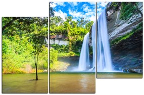 Obraz na plátne - Huai Luang vodopád 1228D (150x100 cm)