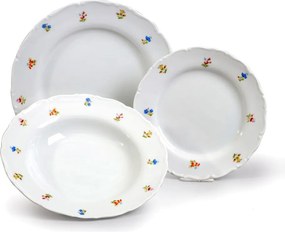 Thun obedová súprava Ophelia drobné kvietky 27-dielná