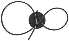 Eglo 901266 - LED Stropné svietidlo SERPINS LED/21W/230V 3000K čierna