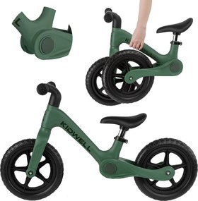 Skladacie detské odrážadlo Kidwell FLEX – ľahké 2,9 kg, CLICK & FOLD, EVA kolesá