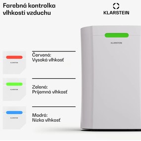 Klarstein AeroDry 10 Odvlhčovač 165W 10l/d 135m³/h 25m² DrySelect 37dB
