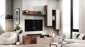 Obývacia stena LORIEN 2, dub Livorno/toffi