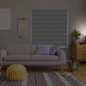 FOA Roleta Deň a noc, STANDARD Tmavá skala, A 019 , 59 x 150 cm