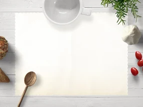 Biante Teflónové prestieranie na stôl TF-037 Smotanové bez vzoru 35x45 cm