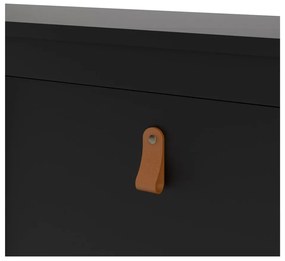 Čierna výklopná skrinka na topánky Madrid – Tvilum