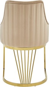 SI Alure Velvet stolička béžová