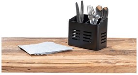 Čierny stojan na príbory Wenko Black Outdoor Kitchen Baco