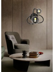 Wofi 4014-205 - LED Nástenné svietidlo NANCY 2xG9/3,5W/230V čierna/chróm