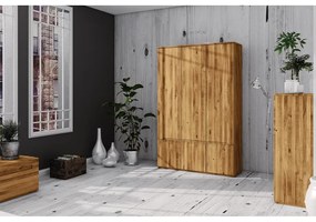 Šatníková skriňa z dubového dreva 135x206 cm Vento 3 - The Beds