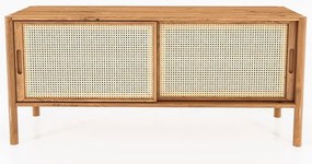 TV stolík z dubového dreva 142x64 cm Pola - The Beds