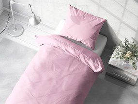 Biante Bavlnené jednofarebné posteľné obliečky Moni MOD-507 Svetlo ružové Jednolôžko 140x200 a 70x90 cm
