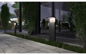 Panlux PN42300008  Záhradné LED svietidlo so senzorom Natura S antracit, 12 W