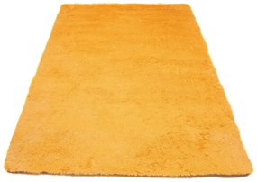 Plyšový koberec TOP - HORČICOVO ŽLTÝ