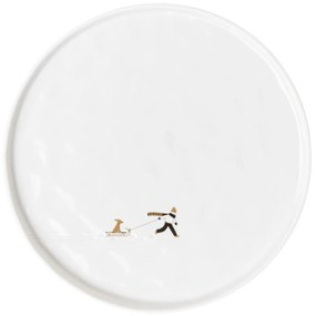 räder Porcelánový tanier Dog Sled 22 cm