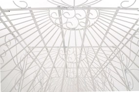 Kovová polica regál Maia - Biela