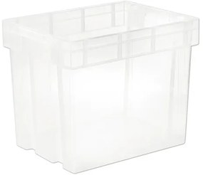 Box Heavy Duty 38,9 x 28,3 x 30,8 cm, 25L, transparentný, plastový