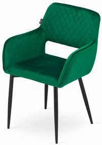 Zamatová stolička Lisbon zelená