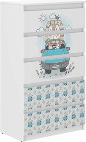 Wooden Toys Detská komoda R-5 LEVÍ KRÁĽ