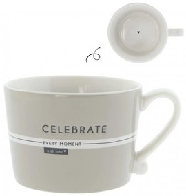 Cup White/Celebrate every moment