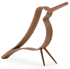 COOEE Design Drevený dekoratívny vtáčik Woody Bird Oak Small