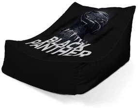 Sablio Sedací vak Lounge BLACK PANTHER Scrape - 120 x 100 x 80 cm