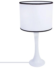 HELLUX Moderná stolná lampa BEAVIS E27 biela 4112009
