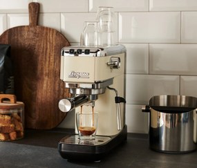 Pákový kávovar »Lapressa«, krémový