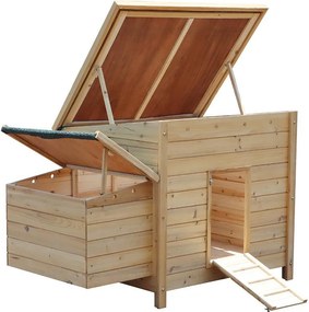 Kurník Avenberg RUFUS 123 x 70 x 81 cm hnedý