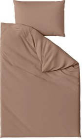 Bavlnené obliečky LUX hnedé hotelové vrecko Rozmer obliečky: 70 x 90 cm | 140 x 200 cm