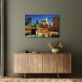 Obraz - Most s New Yorkom (90x60 cm)