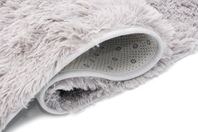 TA Koberec LIGHT GREY LIGHT GREY SILK Sivý Obdĺžnikový Rozmer: 80x150 cm
