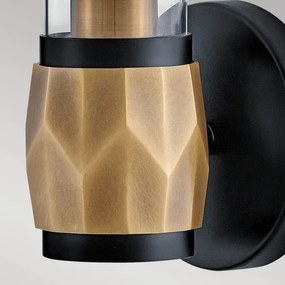 Hinkley HK-ELLISON1-BK-HB -Kúpeľňové svietidlo ELLISON 1xE27/40W/230V IP44 zlatá