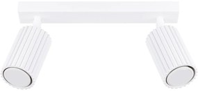 Sollux SL.1542 - Bodové svietidlo KARBON 2xGU10/10W/230V biela