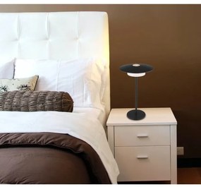 Globo 21024S-LED Nab. dotyk. stol. lampa KYLER LED/3W/3,7V 1800/2700/3000K čierna