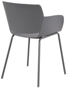 Stolička Alpena - tmavo šedá