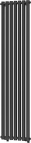 Mexen Texas, vykurovacie teleso 1800 x 460 mm, 719 W, čierna, W203-1800-460-00-70