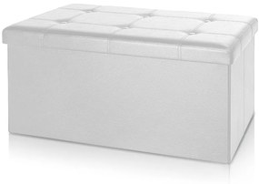 Úložný box biely - 80 x 40 x 40 cm