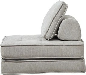 Rozkladacia multifunkčná sofa CALMERO - svetlo sivá