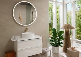 Hansgrohe Tecturis S, páková batéria pre umývadlovú misu 240 Fine CoolStart EcoSmart+ s odtokovou súpravou, kartáčovaný bronz, HAN-73370140