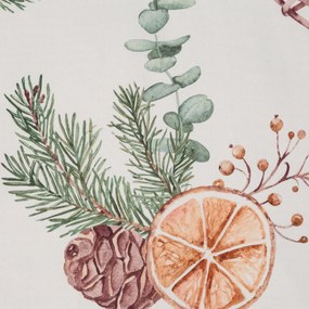VIANOČNÉ OBLIEČKY Z MIKROVLÁKNA ORANGE 200X220 CM, 2 KS 70X80 CM VZOROVANÉ