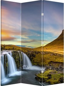 Paraván - Hora a vodopády na Islande (126x170 cm)