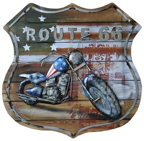 Nástenný obraz Moto route 66 - 60 * 5.5 * 60 cm